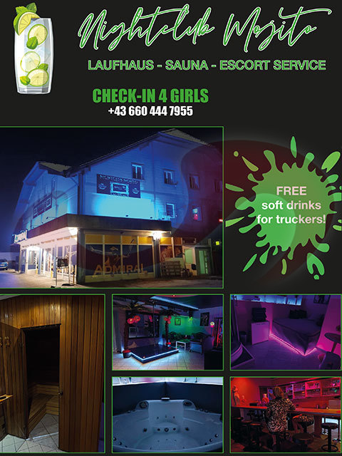 - Laufhaus | Laufhäuser: Nightclub - Laufhaus Mojito in Oberösterreich / Ansfelden , Traunuferstraße 114